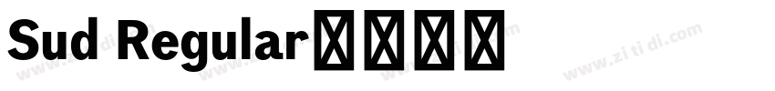 Sud Regular字体转换